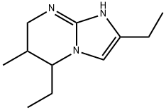Imidazo[1,2-a]pyrimidine, 2,5-diethyl-1,5,6,7-tetrahydro-6-methyl- Structural