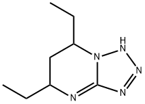 Tetrazolo[1,5-a]pyrimidine, 5,7-diethyl-1,5,6,7-tetrahydro- Structural