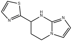 Imidazo[1,2-a]pyrimidine, 5,6,7,8-tetrahydro-7-(2-thiazolyl)- Structural