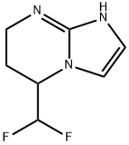 Imidazo[1,2-a]pyrimidine, 5-(difluoromethyl)-1,5,6,7-tetrahydro- Structural