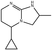 Imidazo[1,2-a]pyrimidine, 5-cyclopropyl-1,2,3,5,6,7-hexahydro-2-methyl- Structural