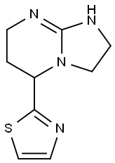 Imidazo[1,2-a]pyrimidine, 1,2,3,5,6,7-hexahydro-5-(2-thiazolyl)- Structural