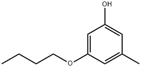 Phenol, 3-butoxy-5-methyl- Structural