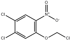 Benzene, 1,2-dichloro-4-(chloromethoxy)-5-nitro- Structural