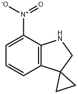 Spiro[cyclopropane-1,3'-[3H]indole], 1',2'-dihydro-7'-nitro- Structural