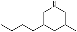 Piperidine, 3-butyl-5-methyl- Structural