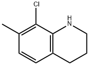 Quinoline, 8-chloro-1,2,3,4-tetrahydro-7-methyl- Structural