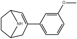 8-Azabicyclo[3.2.1]oct-2-ene, 3-(3-methoxyphenyl)-