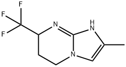 Imidazo[1,2-a]pyrimidine, 1,5,6,7-tetrahydro-2-methyl-7-(trifluoromethyl)- Structural