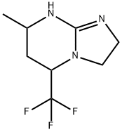 Imidazo[1,2-a]pyrimidine, 2,3,5,6,7,8-hexahydro-7-methyl-5-(trifluoromethyl)- Structural