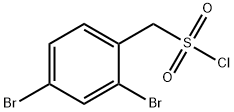 Benzenemethanesulfonyl chloride, 2,4-dibromo- Structural