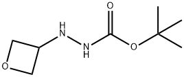 Hydrazinecarboxylic acid, 2-(3-oxetanyl)-, 1,1-dimethylethyl ester Structural