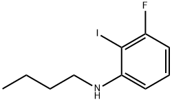 N-Butyl-3-fluoro-2-iodoaniline Structural