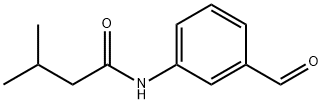 Butanamide, N-(3-formylphenyl)-3-methyl- Structural