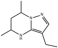 Pyrazolo[1,5-a]pyrimidine, 3-ethyl-4,5,6,7-tetrahydro-5,7-dimethyl- Structural