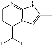 Imidazo[1,2-a]pyrimidine, 5-(difluoromethyl)-1,5,6,7-tetrahydro-2-methyl- Structural