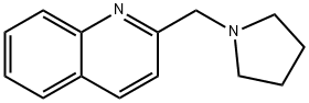 Quinoline, 2-(1-pyrrolidinylmethyl)- Structural