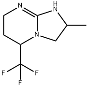 Imidazo[1,2-a]pyrimidine, 1,2,3,5,6,7-hexahydro-2-methyl-5-(trifluoromethyl)- Structural