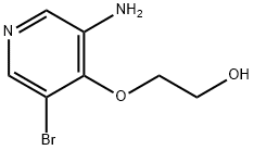 Ethanol, 2-[(3-amino-5-bromo-4-pyridinyl)oxy]- Structural