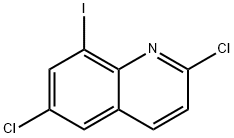 Quinoline, 2,6-dichloro-8-iodo- Structural
