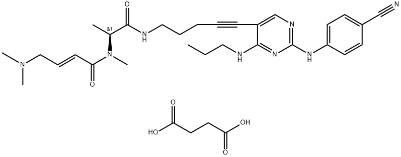 FLT3-IN-1 Succinate Structural