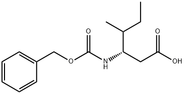 Hexanoic acid, 4-methyl-3-[[(phenylmethoxy)carbonyl]amino]-, (3S)- Structural
