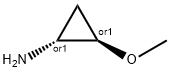 rel-(1R,2R)-2-Methoxycyclopropan-1-amine Structural