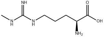 Ornithine, N5-[imino(methylamino)methyl]- Structural