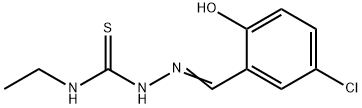 Hydrazinecarbothioamide, 2-[(5-chloro-2-hydroxyphenyl)methylene]-N-ethyl- Structural