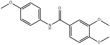 Benzamide, 3,4-dimethoxy-N-(4-methoxyphenyl)- Structural