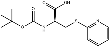 D-Cysteine, N-[(1,1-dimethylethoxy)carbonyl]-S-2-pyridinyl- Structural