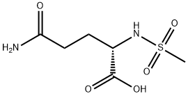 L-Glutamine, N-(methylsulfonyl)- Structural