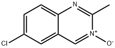 Quinazoline, 6-chloro-2-methyl-, 3-oxide Structural