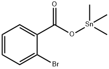 Benzoic acid, 2-bromo-, trimethylstannyl ester Structural