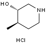 Trans-3-Hydroxy-4-Methylpiperidine Hydrochloride Structural