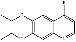 Quinoline, 4-bromo-6,7-diethoxy- Structural