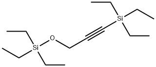 Silane, triethyl[3-[(triethylsilyl)oxy]-1-propyn-1-yl]- Structural