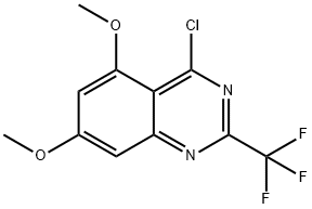 Quinazoline, 4-chloro-5,7-dimethoxy-2-(trifluoromethyl)- Structural