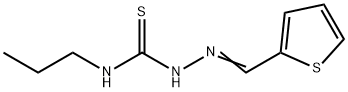 Hydrazinecarbothioamide, N-propyl-2-(2-thienylmethylene)- Structural