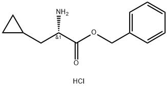 S-3-Cyclopropylalanine phenylmethyl ester hydrochloride Structural
