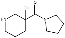 Methanone, (3-hydroxy-3-piperidinyl)-1-pyrrolidinyl- Structural