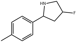 Pyrrolidine, 4-fluoro-2-(4-methylphenyl)- Structural