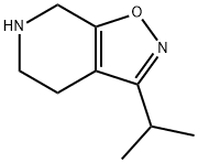 Isoxazolo[5,4-c]pyridine, 4,5,6,7-tetrahydro-3-(1-methylethyl)- Structural