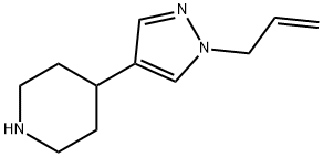 Piperidine, 4-[1-(2-propen-1-yl)-1H-pyrazol-4-yl]- Structural