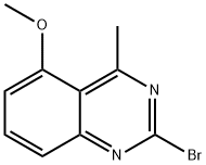 Quinazoline, 2-bromo-5-methoxy-4-methyl- Structural