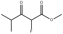 Pentanoic acid, 2-fluoro-4-methyl-3-oxo-, methyl ester Structural