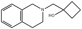 Cyclobutanol, 1-[(3,4-dihydro-2(1H)-isoquinolinyl)methyl]- Structural