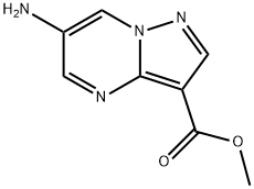 Pyrazolo[1,5-a]pyrimidine-3-carboxylic acid, 6-amino-, methyl ester Structural