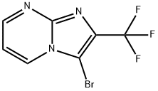Imidazo[1,2-a]pyrimidine, 3-bromo-2-(trifluoromethyl)- Structural