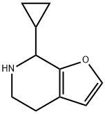 Furo[2,3-c]pyridine, 7-cyclopropyl-4,5,6,7-tetrahydro- Structural